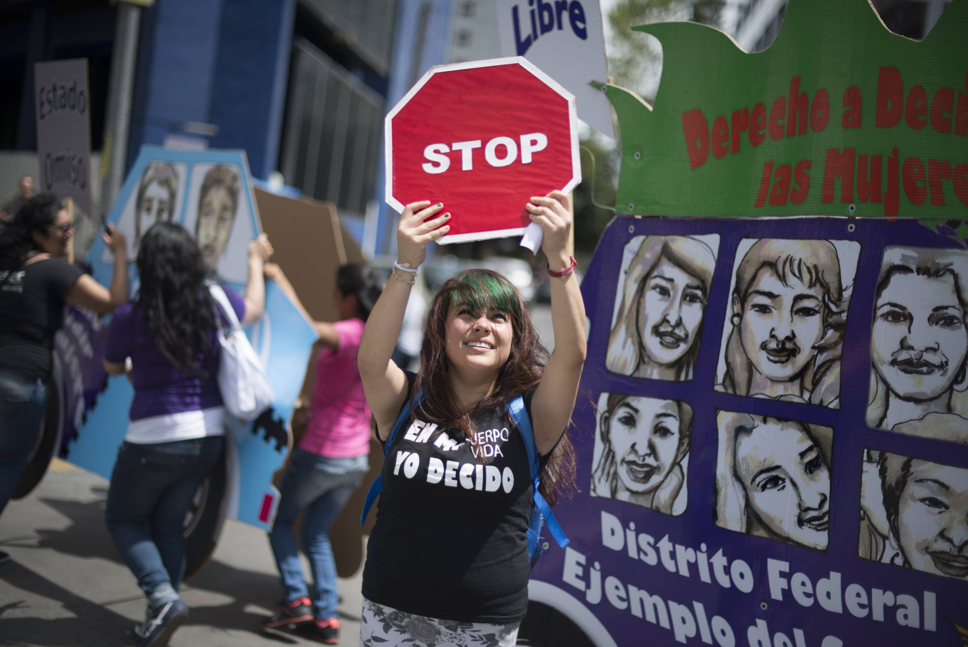 Manifestación por la despenalización del aborto en la capital. CUARTOSCURO
