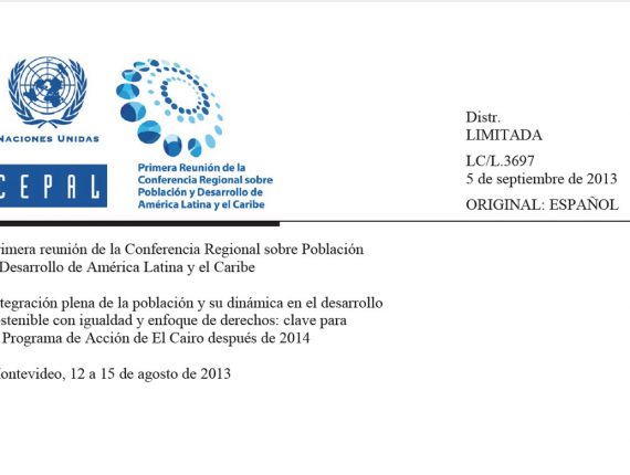 Consenso de Montevideo sobre población y desarrollo